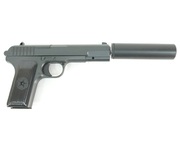 Cтрайкбольный пистолет Galaxy G.33A ТТ, металлический, пружинный, с глушителем