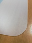 Защитный коврик под компьютерное кресло из полипропилена матовый 0,9*1,20м мелкая шагрень (толщина 1,5мм) производство Россия